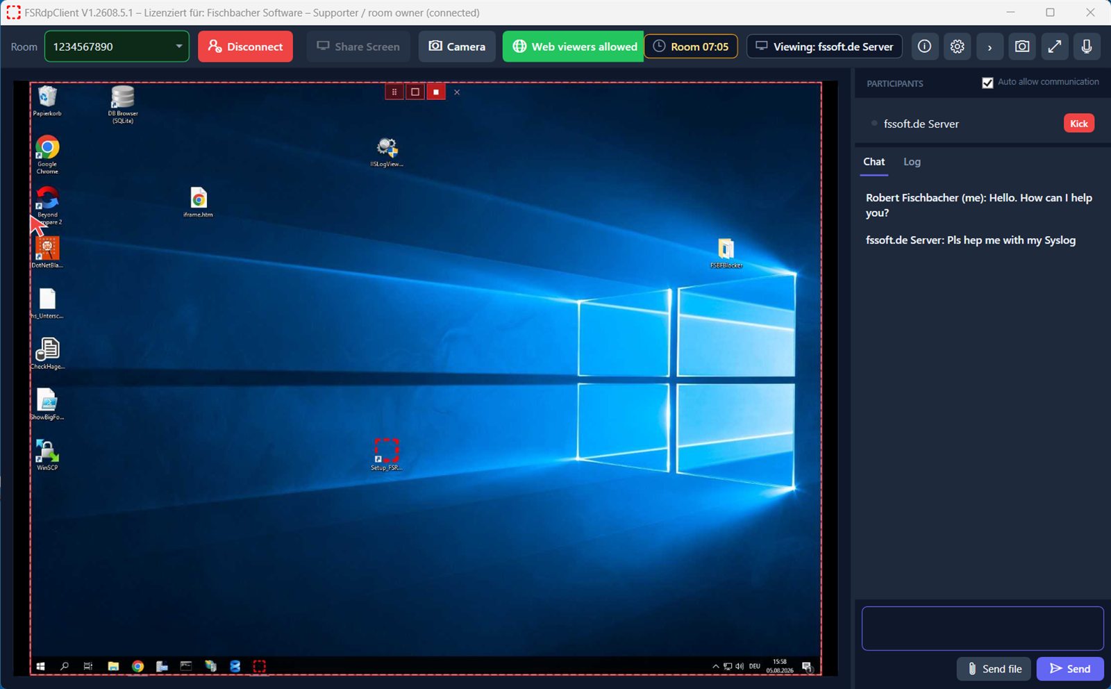 FSRdp Screenshot